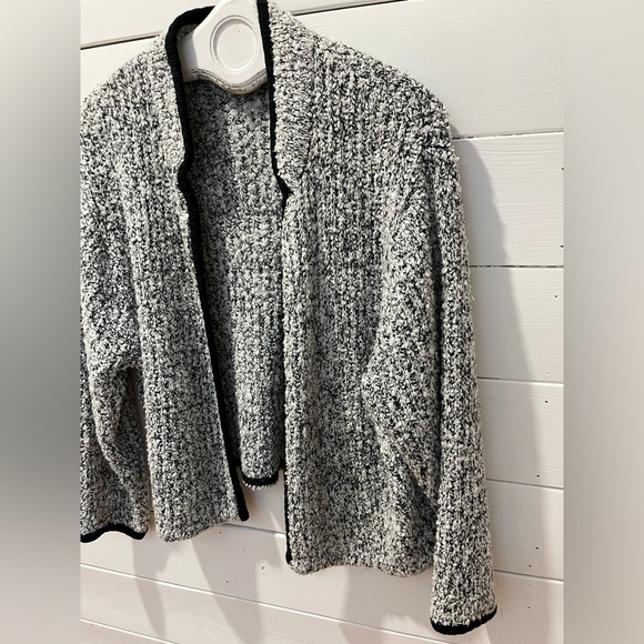 Vintage Open Knit Cardigan – LADY PLUS – Size 1X/2X - Picture 5 of 7